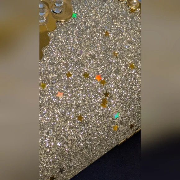 Stunning Silver / Gold Evening Clutch. NWOT - Picture 6 of 12